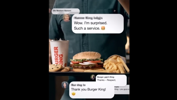 The Whopper Reply. ⓒBurger King