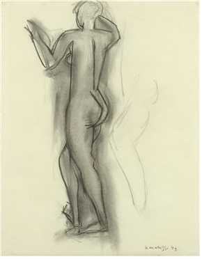 서 있는 여인의 누드(Nu Debout) 1949 © Succession H. Matisse/Life and Joy