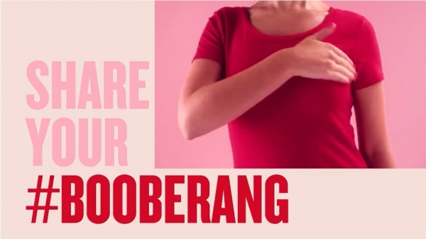 유방암 캠페인 '부베랑(Booberang)' ⓒ레오 버넷 런던(Leo Burnett London)