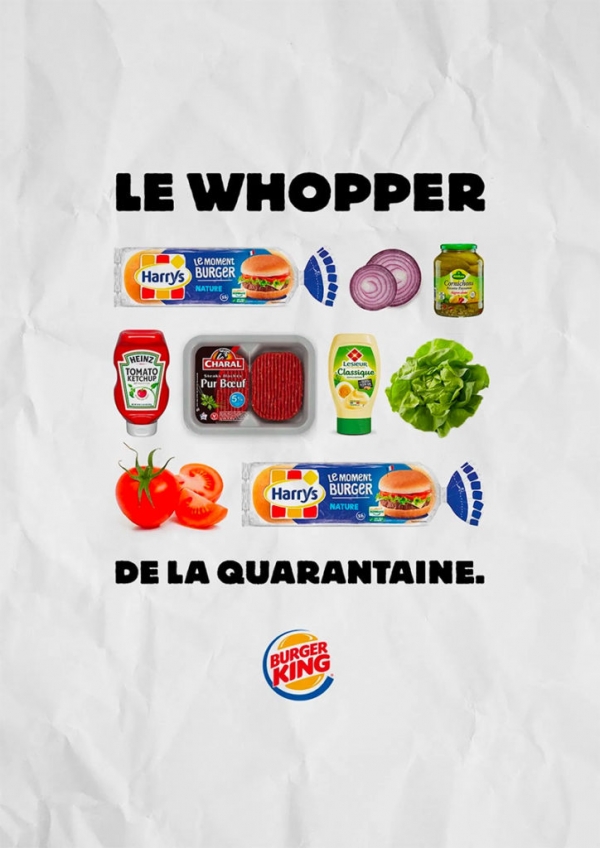 버거킹 와퍼 레시피 광고. ⓒ버거킹 프랑스