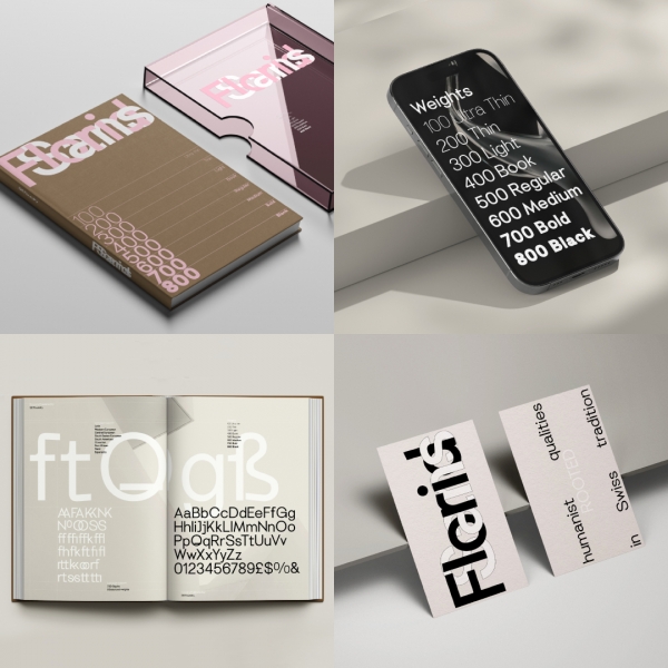 ©Florid Sans Typeface Design by Paul Robb